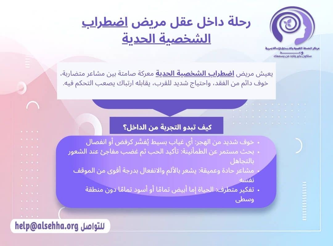 رحلة داخل عقل مريض اضطراب الشخصية الحدية وكيف يفكر